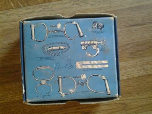 vintage police handcuffs